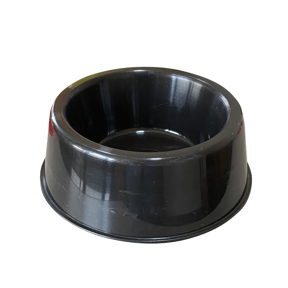 Imagen de Comedero Pequeño en color negro. Un plato para comida o agua para perros y gatos 