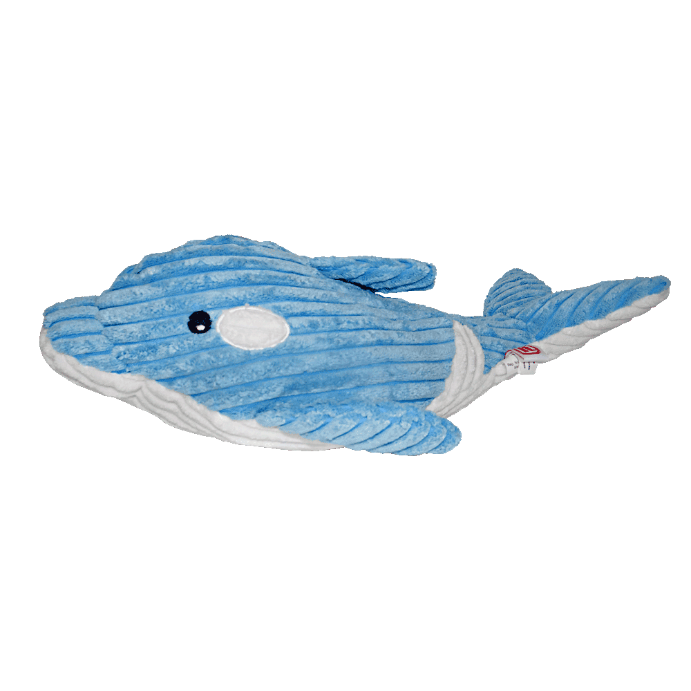 Delfín azul con blanco de peluche relleno de felpa de Dogit Luvz Delfín Azul juguete para perros