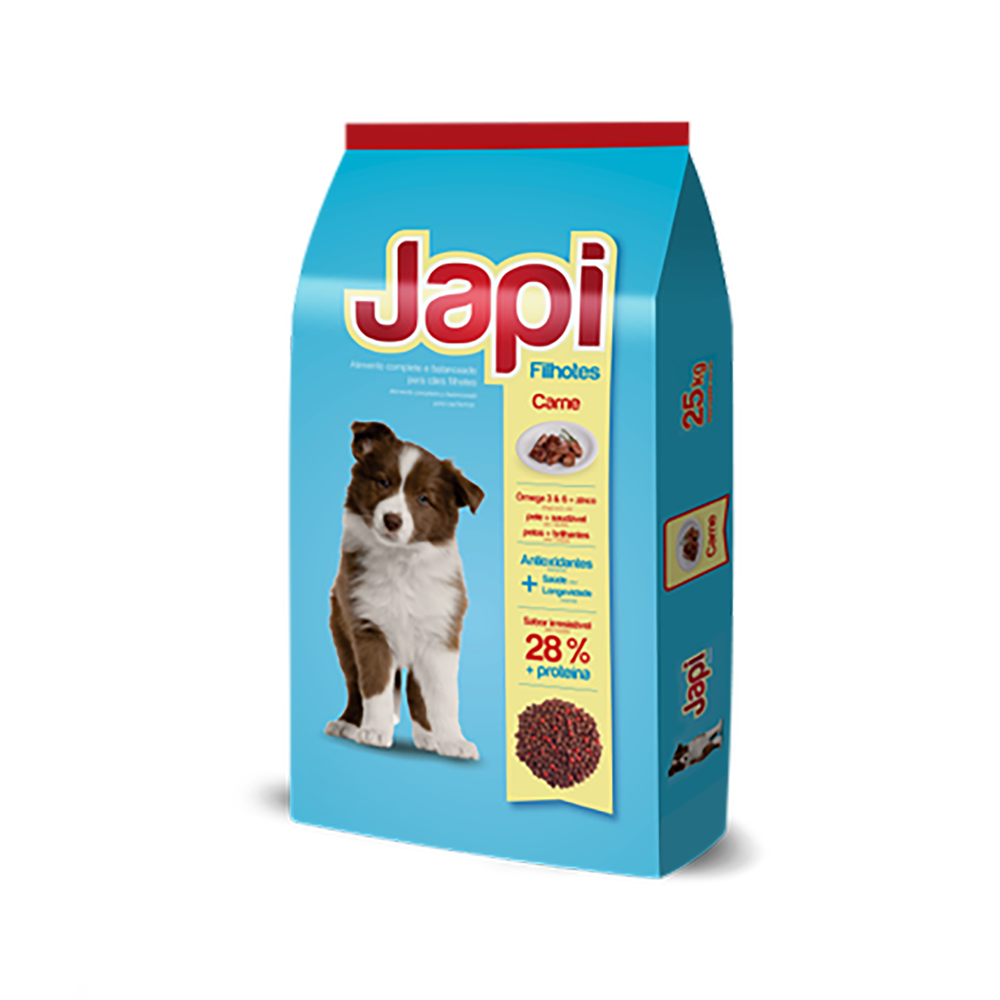 Bolsa de alimento Japi Cachorro Carne