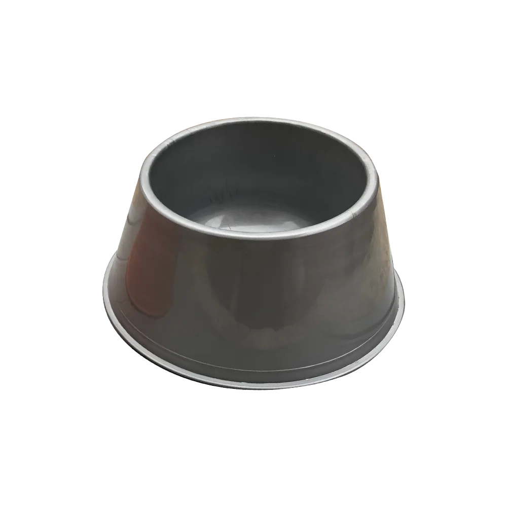 Imagen de plato Comedero Cocker color plateado para perros de orejas largas