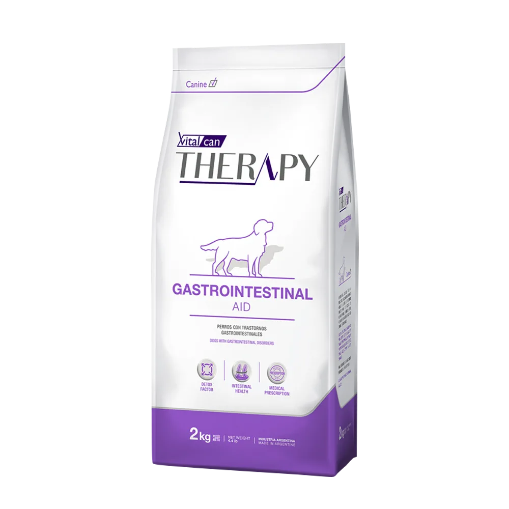 Bolsa de alimento medicado para perros con problemas gastroinstestinales: Therapy Gastrointestinal Perro de 10 kg en promo con un aromatizante organnact