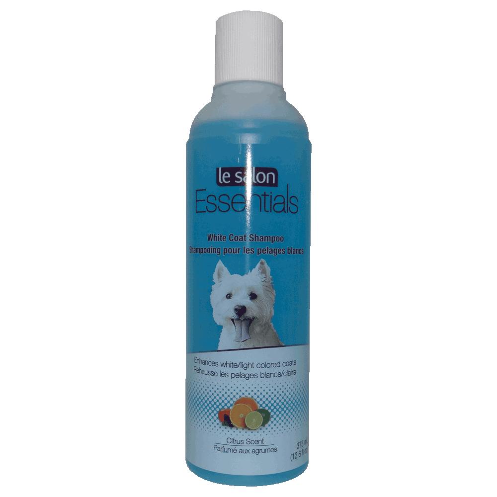 Imagen de envase de Le Salon Essentials Shampoo Pelo Blanco de color celeste