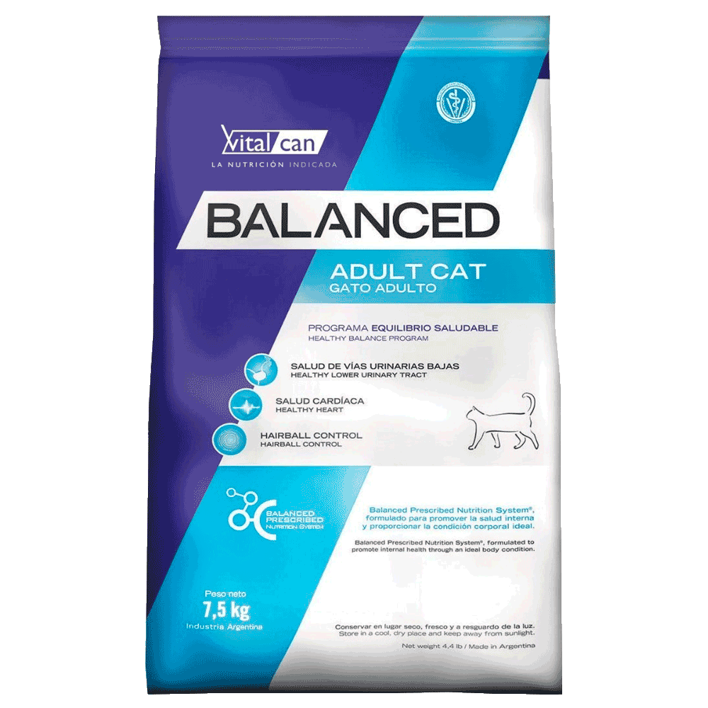 Bolsa de alimento de Vital Can Balanced Gato Adulto