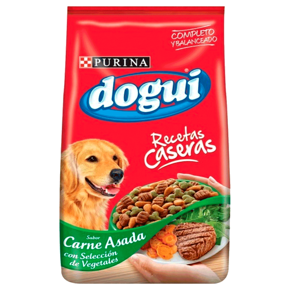 Bolsa de Dogui carne asada con selección de vegetales