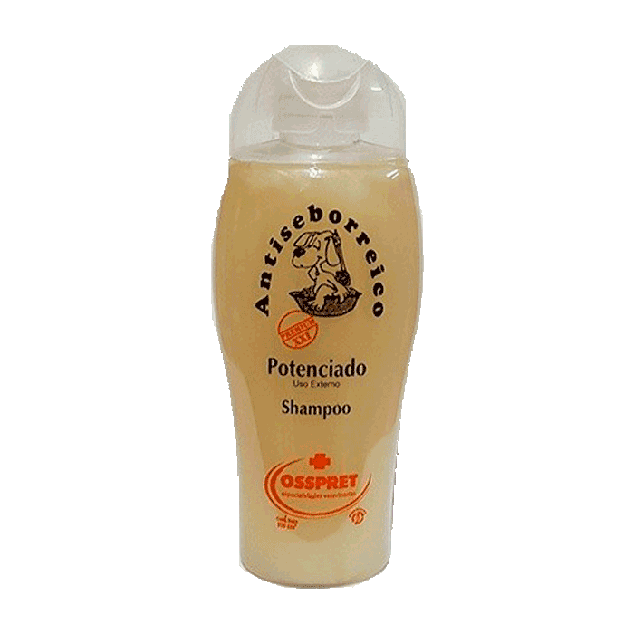 Frasco de 250cc de Osspret Shampoo Potenciado Antiseborreico