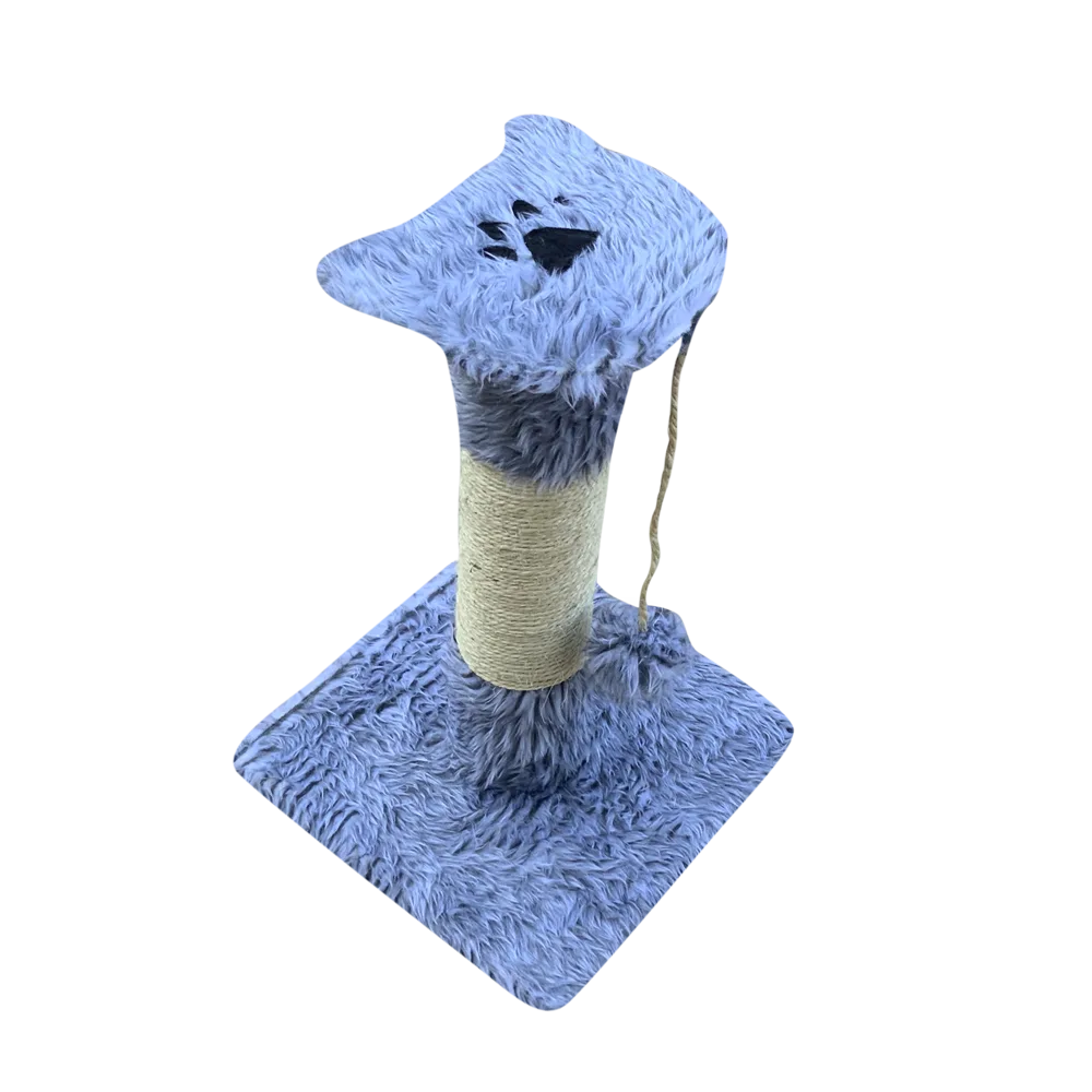 Rascador Patita Pequeño para gatos en color celeste