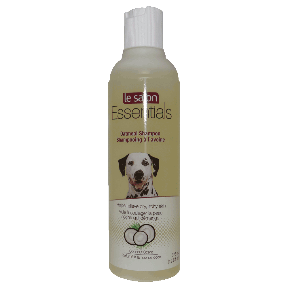 Envase de Le Salon Essentials Shampoo Avena de color crema.