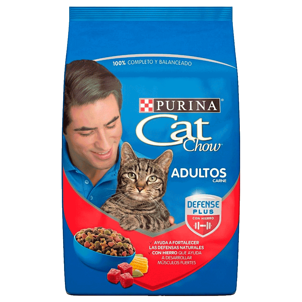 Bolsa azul de Purina Cat Chow Sabor Carne