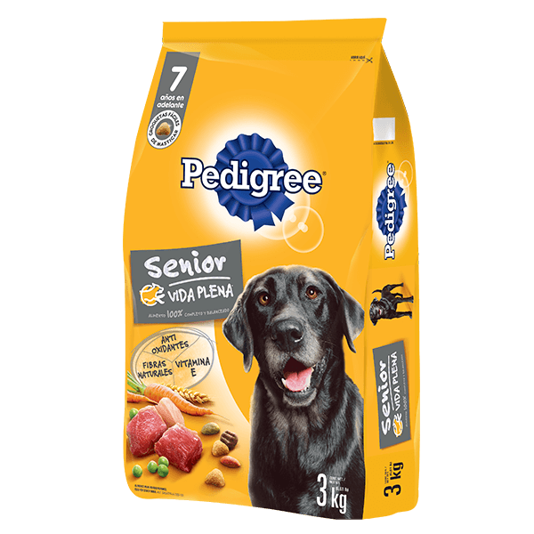 Imagen de bolsa de alimento Pedigree Senior para perros de edad madura