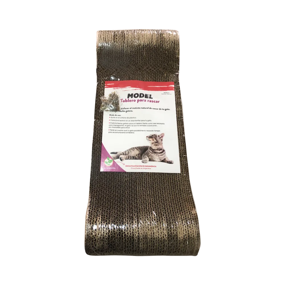 Imagen del Rascador Pequeño Para Gatos mostrando el detalle de los orificios de cartón corrugado