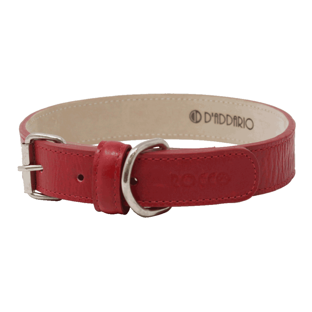 Collar rojo línea Rocco para perros grandes