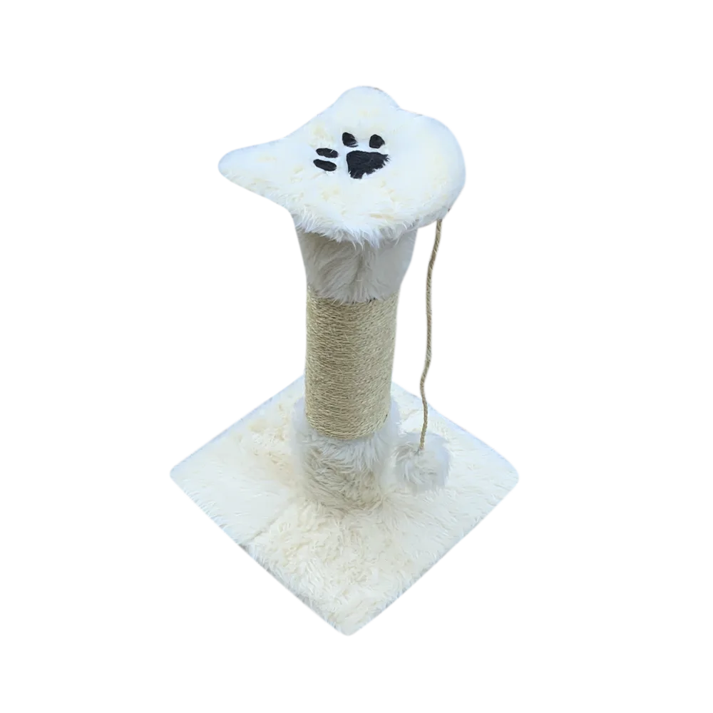 Rascador Patita Pequeño para gatos en color blanco 