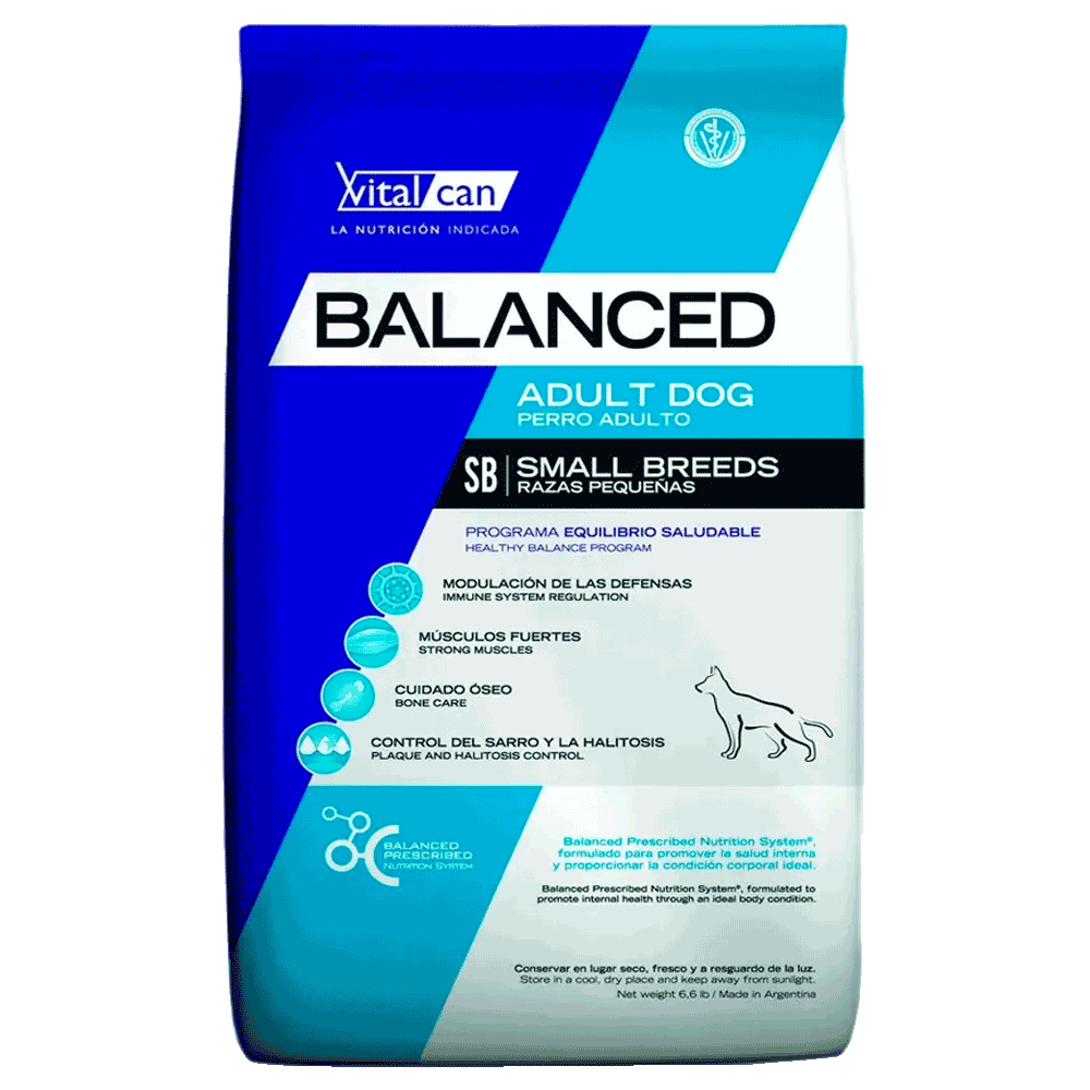 Bolsa de Vital Can Balanced Perro Adulto Raza Pequeña