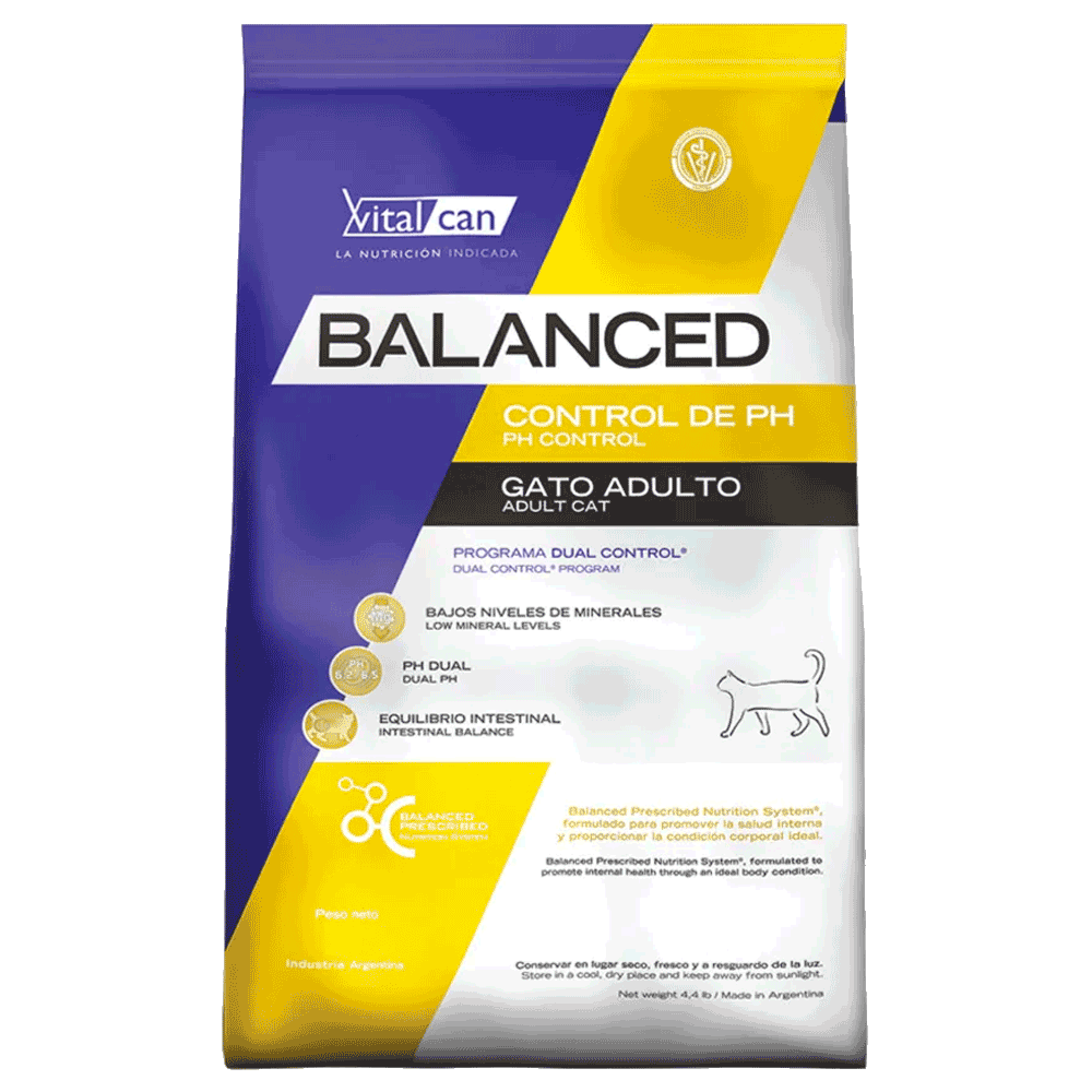 Bolsa de alimento para gato Vital Can Gato Balanced Control pH