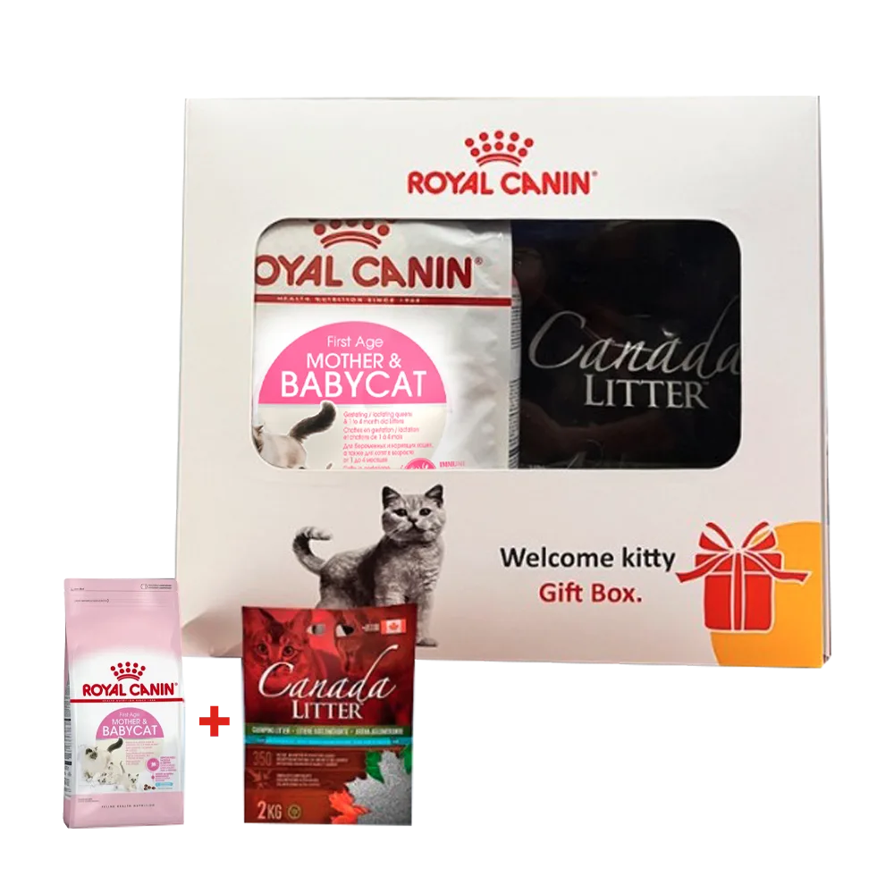 Bolsa rosada con blanco de alimento para gato Royal Canin Mother & Babycat 